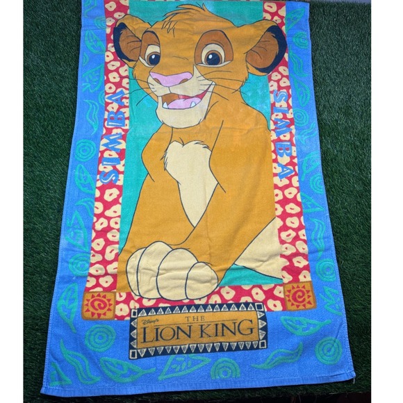 Disney | Bath | Vintage The Lion King Beach Pool Towel Simba Disney ...